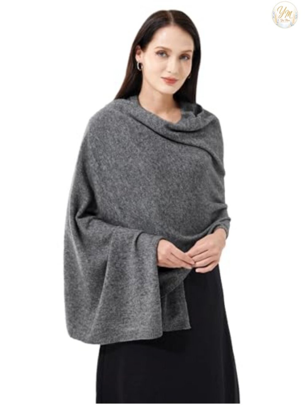 Cashmere Wrap Scarf Stole Knitted Shawl Women Pashmina Travel Blanket